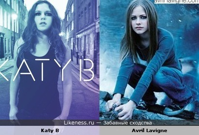 Katy B похожа на Avril Lavigne