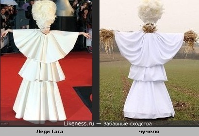 Леди Гага похожа на чучело