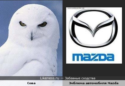 Cова и Эмблема автомобиля Mazda