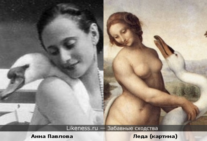 Анна Павлова и Леда (картина)