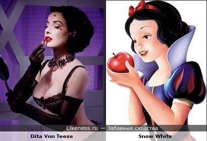 Snow White vs Dita Von Teese