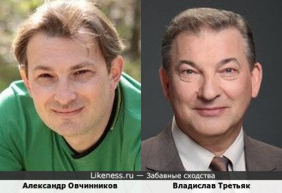 Александр Овчинников и Владислав Третьяк