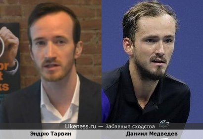 Эндрю Тарвин похож на Даниила Медведева