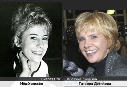 Мод Ханссон и Татьяна Догилева
