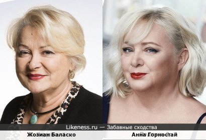 Жозиан Баласко и Анна Горностай
