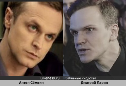 Антон Сёмкин похож на Дмитрия Ларина