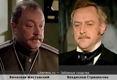 Вячеслав Жестовский похож на Владислава Стржельчика
