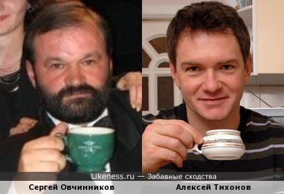 Чайная пауза: знаток Сергей Овчинников и фигурист Алексей Тихонов