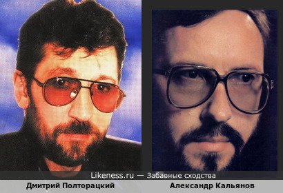 Дмитрий Полторацкий похож на Александра Кальянова