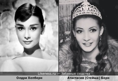 Азербайджанская Модель Анастасия Берн похожа на британскую фотомодель и кинозвезду Олдри Хепберн