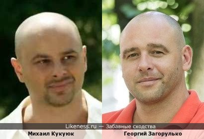 Михаил Кукуюк похож на Георгия Загорулько