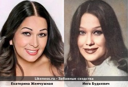 Екатерина Жемчужная похожа на Ингу Будкевич