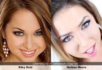 Riley Reid похожа на Melissa Moore