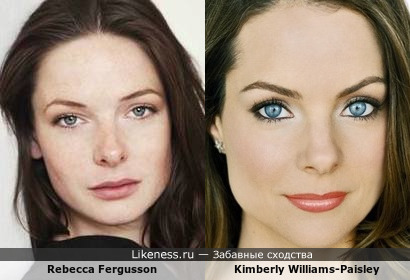 Rebecca Fergusson &amp; Kimberly Williams-Paisley