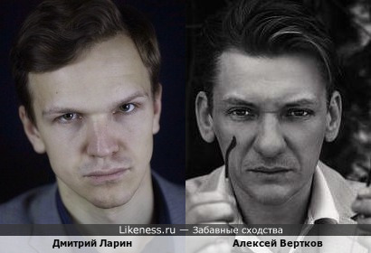 Дмитрий Ларин похож на Алексея Верткова