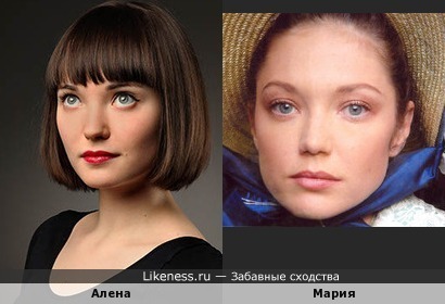 Алена Константинова похожа на Марию Аниканову