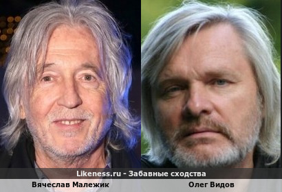 Вячеслав Малежик похож на Олега Видова