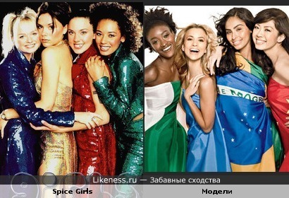Девчонки-модели напоминают Spice Girls