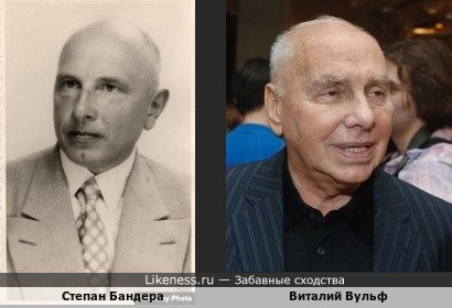 Степан Бандера похож на Виталия Вульфа