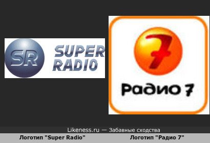 Логотип &quot;Super Radio&quot; напоминает логотип &quot;Радио 7&quot;
