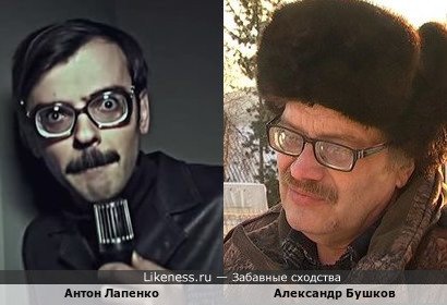 Антон Лапенко похож на Александра Бушкова
