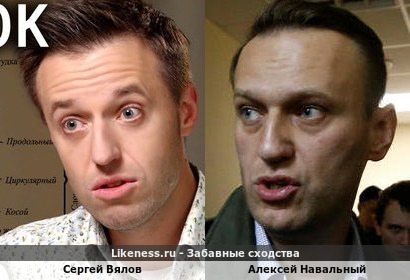 Сергей Вялов похож на Алексея Навального
