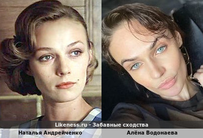 Наталья Андрейченко похожа на Алёна Водонаеву