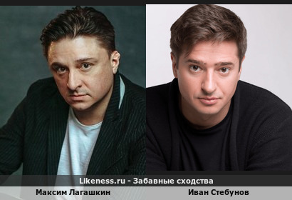 Максим Лагашкин похож на Ивана Стебунова