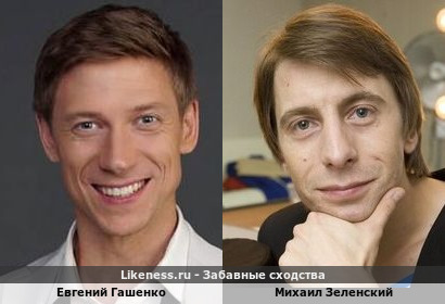 Евгений Гашенко похож на Михаила Зеленского