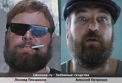 Леонид Плешаков похож на Алексея Петренко