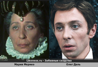 Мария Мерико похожа на Олега Даля