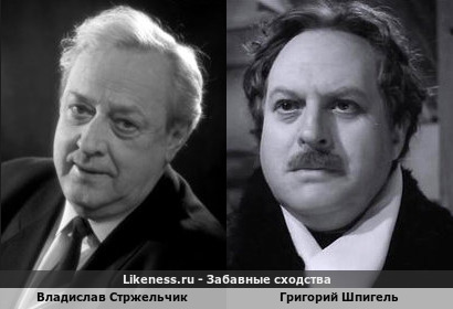 Владислав Стржельчик похож на Григория Шпигеля