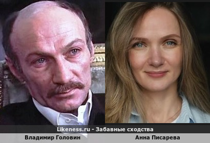 Владимир Головин похож на Анну Писареву