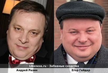Андрей Разин похож на Егора Гайдара