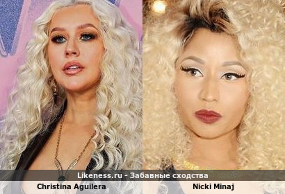 Christina Aguilera напоминает Nicki Minaj