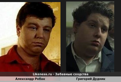 Александр Робак похож на Григория Дудника