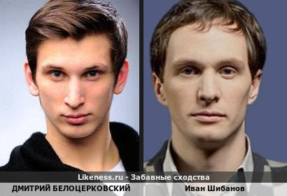 Дмитрий Белоцерковский похож на Ивана Шибанова