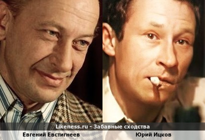 Евгений Евстигнеев похож на Юрия Ицкова
