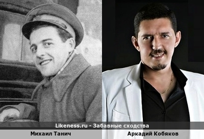 Михаил Танич похож на Аркадия Кобякова