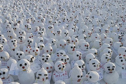 Японские снеговики