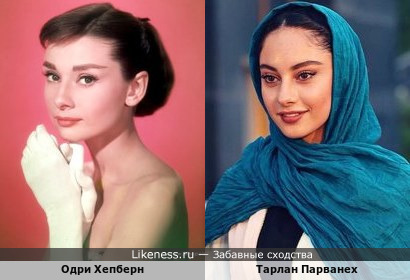 Иранская актриса похожа на Одри Хепберн