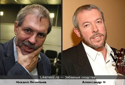 Михаил Леонтьев похож на Александра Макаревича