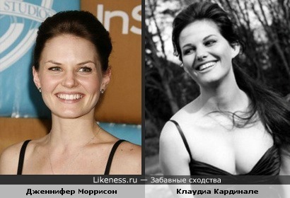Дженнифер Моррисон похожа на Клаудию Кардинале