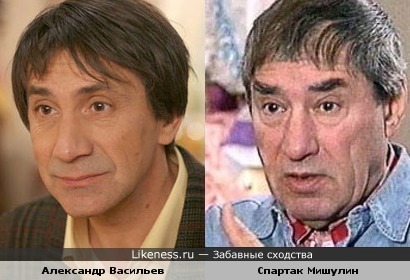 Александр Васильев похож на Спартака Мишулина