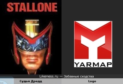 Судья Дредд похож на логотип yarmap