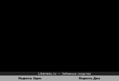 Подпись 1 похожа на Подпись 2
