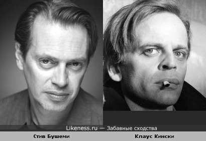 Стив Бушеми похож на Клауса Кински