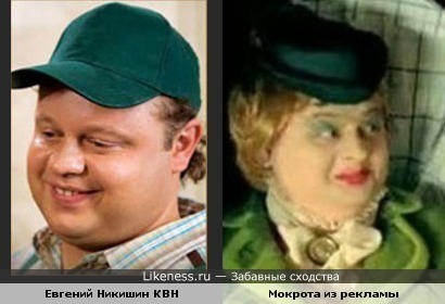 Евгений Никишин похож на рекламную Мокроту