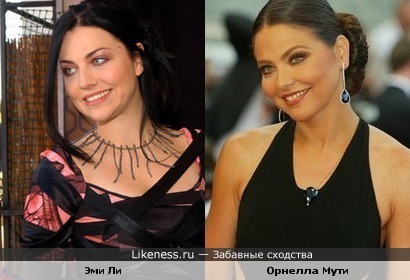 Эми Ли похожа на Орнеллу Мути