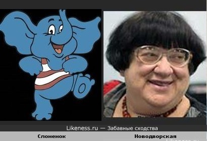 Слоненок из мультика очень напоминает Новодворскую